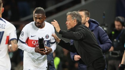 Dembélé em ação pelo PSG