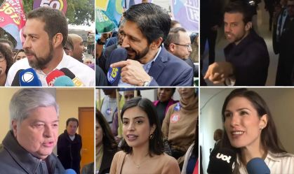 Acompanhe a agenda dos candidatos à Prefeitura de São Paulo nesta quarta-feira (18)