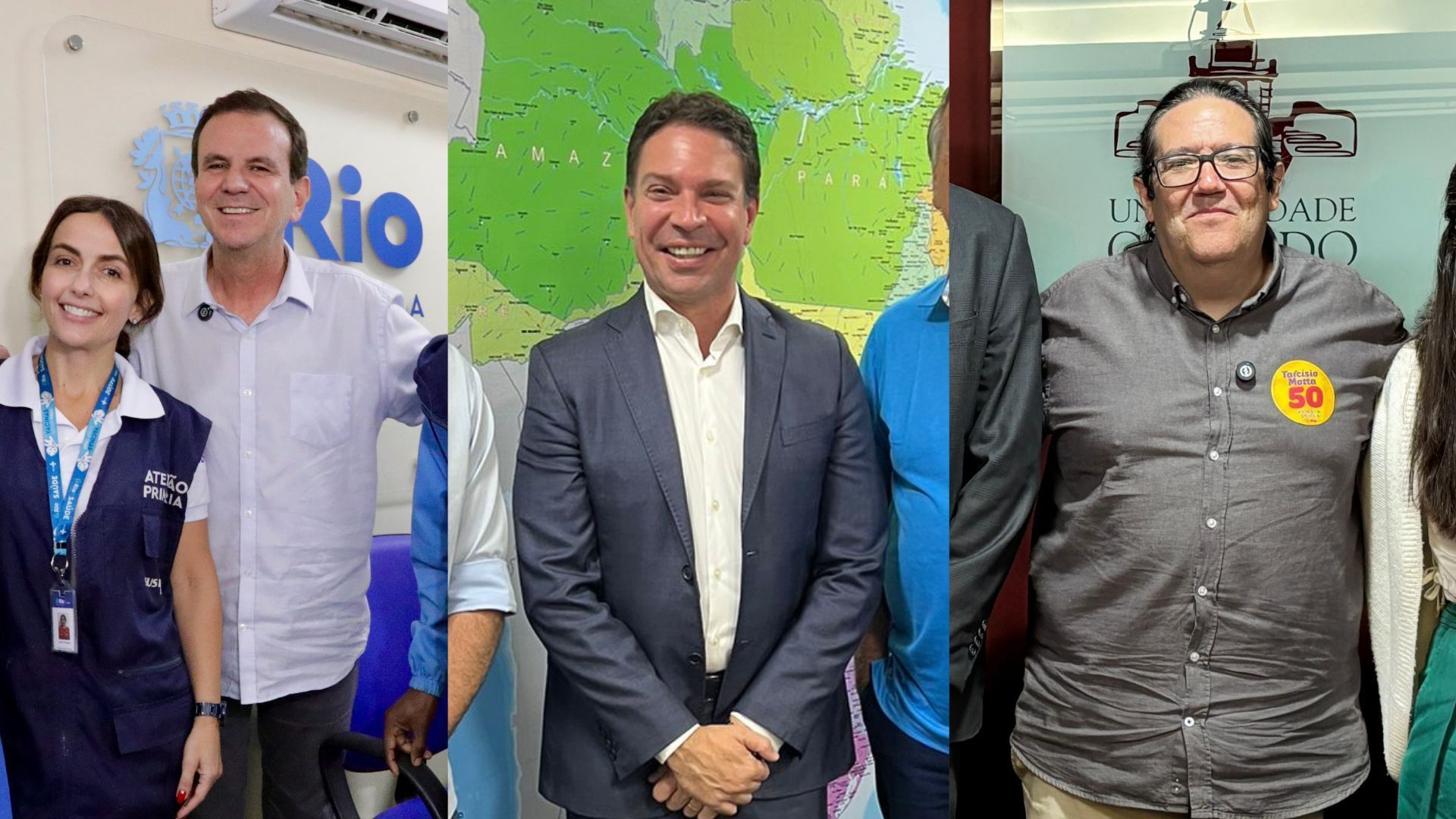 Candidatos à Prefeitura do Rio de Janeiro.