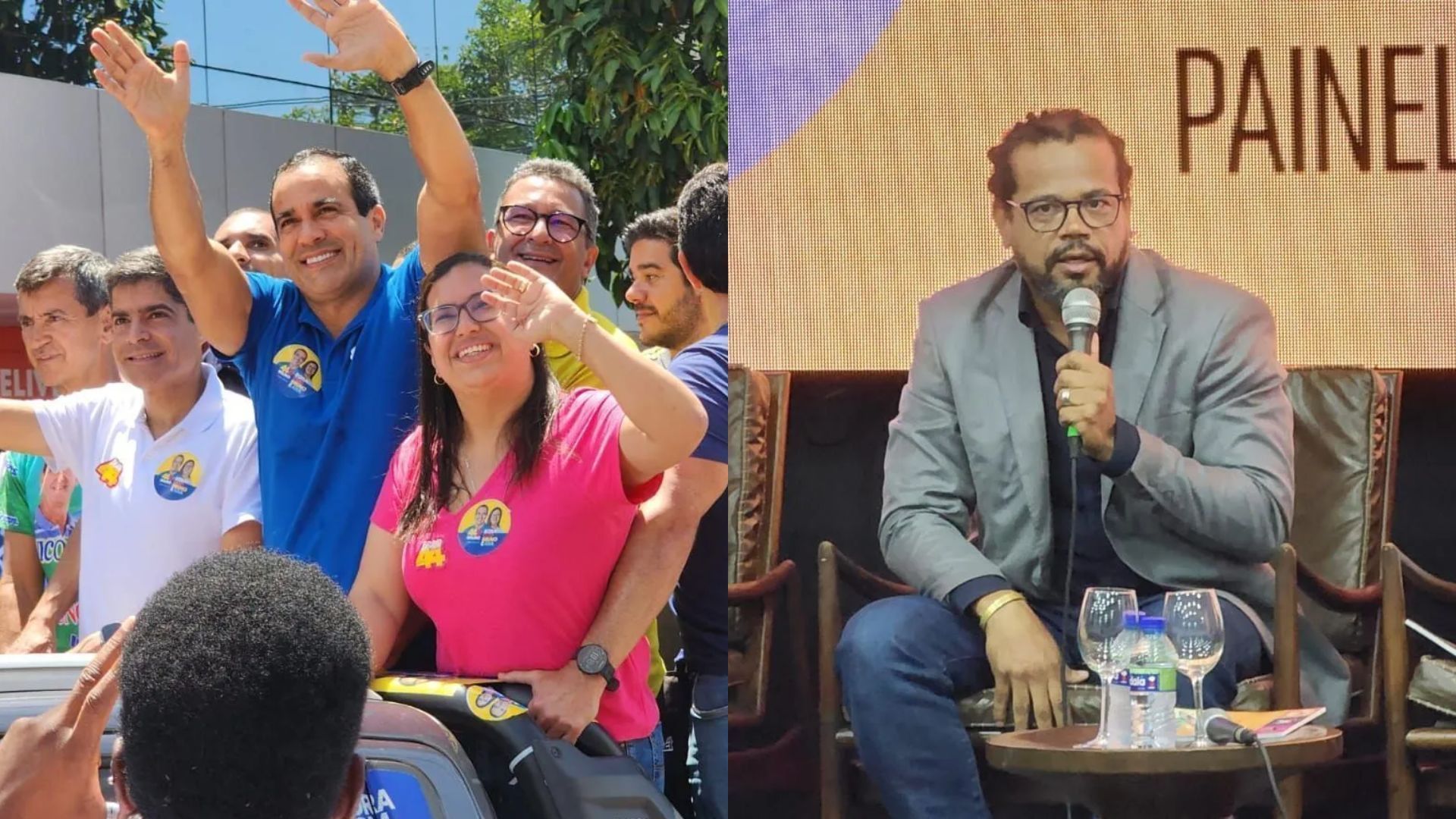 Candidatos à Prefeitura de Salvador em campanha nesta quata (18)