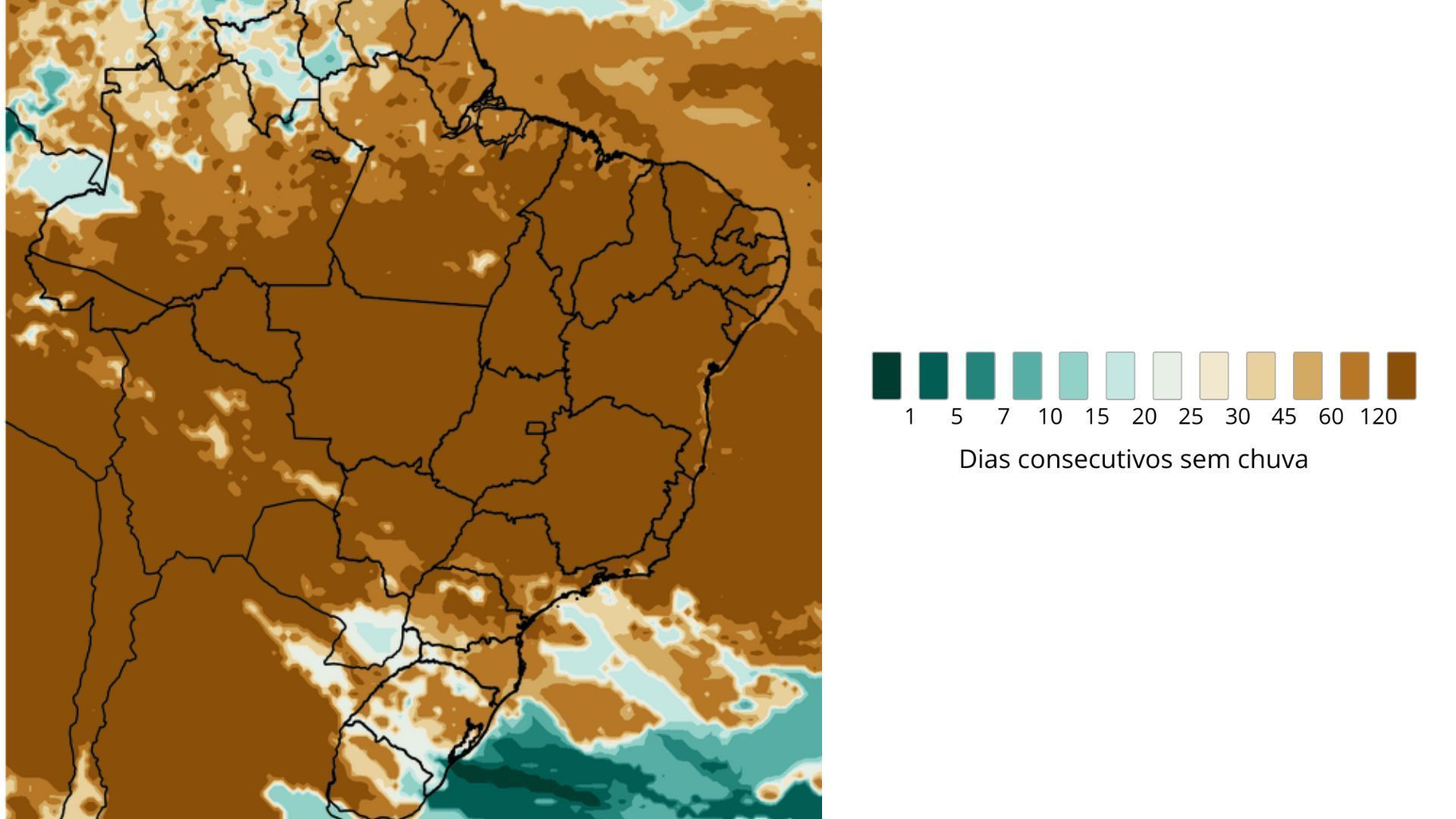 Mapa de Estiagem • Tempo OK