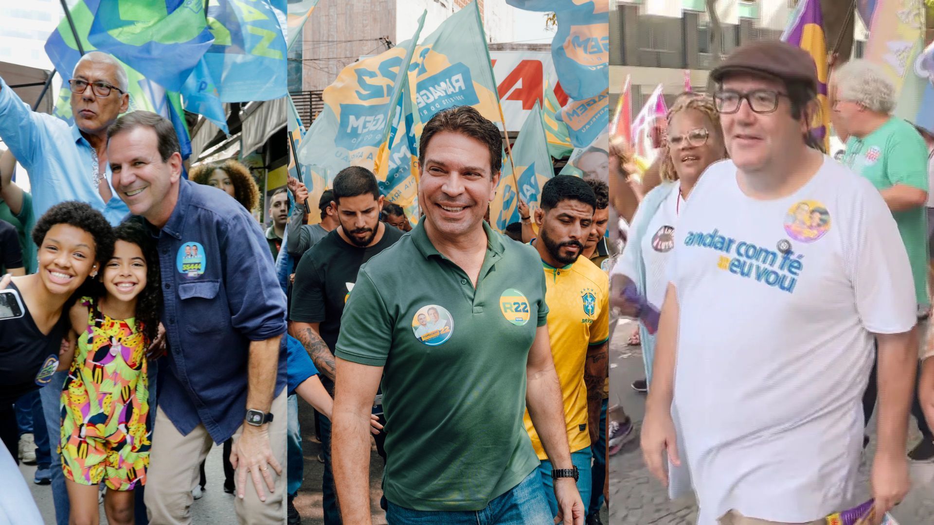 Candidatos à Prefeitura do Rio de Janeiro.