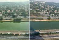 Rio Pinheiros perde coloração verde causada pela seca após ação do governo