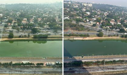 Rio Pinheiros perde coloração verde causada pela seca após ação do governo