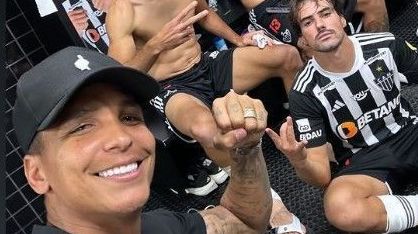 Deyverson celebra classificação do Atlético-MG sobre o São Paulo na Copa do Brasil