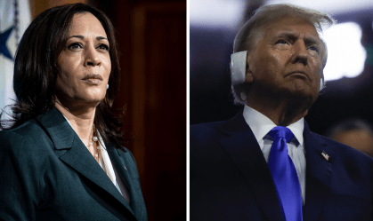 Média de pesquisas da CNN mostra empate técnico entre Kamala e Trump em estados-pêndulo