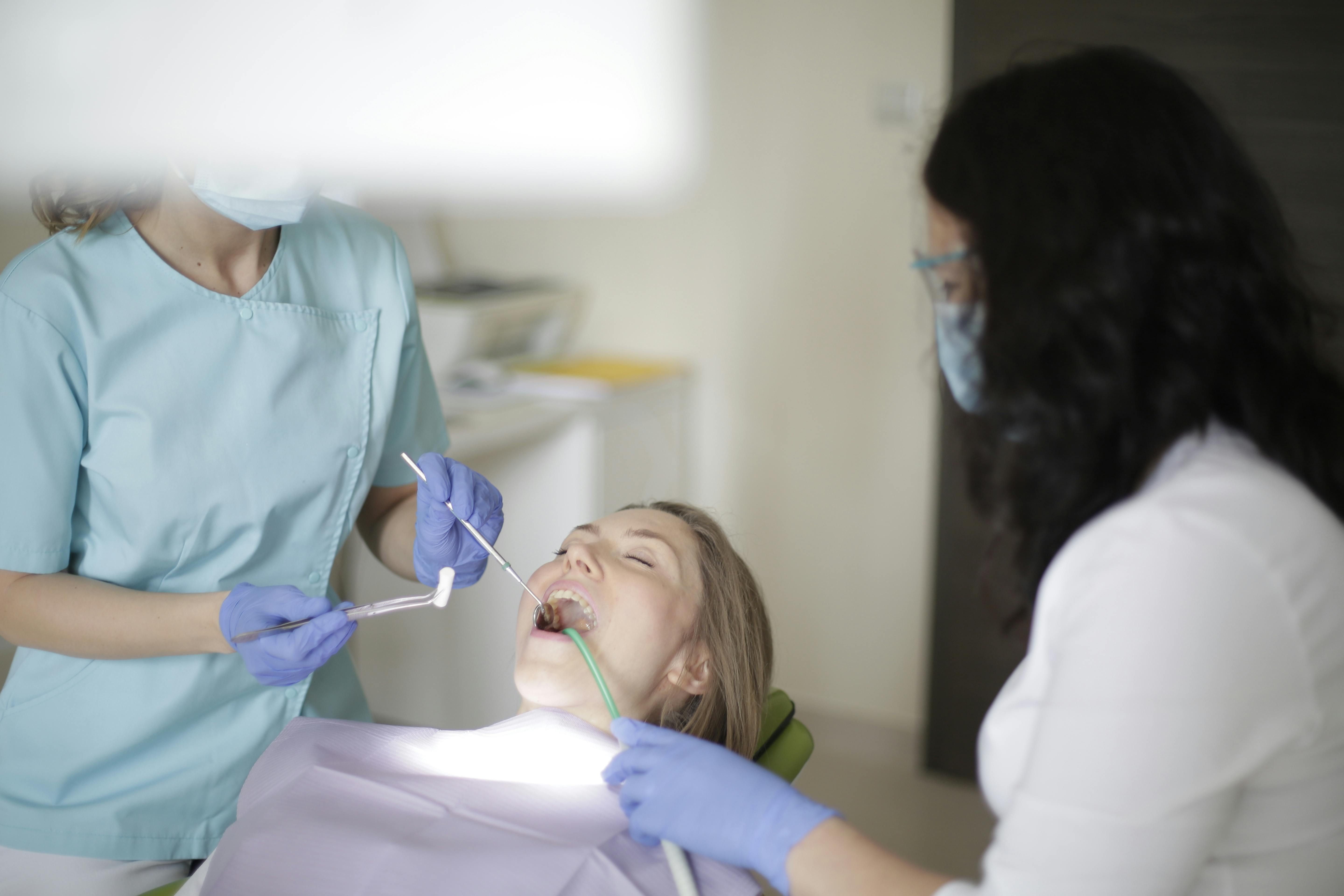 Paciente em consultório odontológico