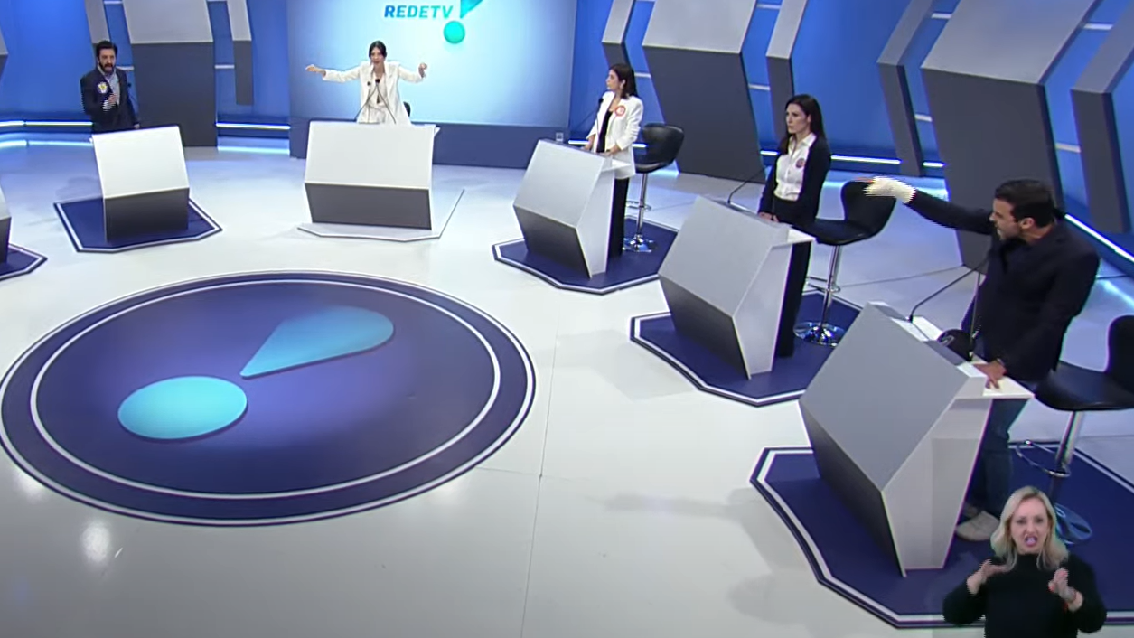 Candidatos à Prefeitura de São Paulo, Ricardo Nunes (MDB) e Pablo Marçal (PRTB), protagonizam embate durante debate promovido nesta terça-feira pela Rede TV e pelo UOL.