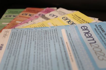 Cadernos de provas do Enem
