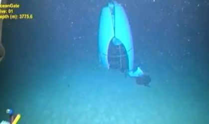 Novo vídeo revela destroços do submersível Titan no fundo do oceano