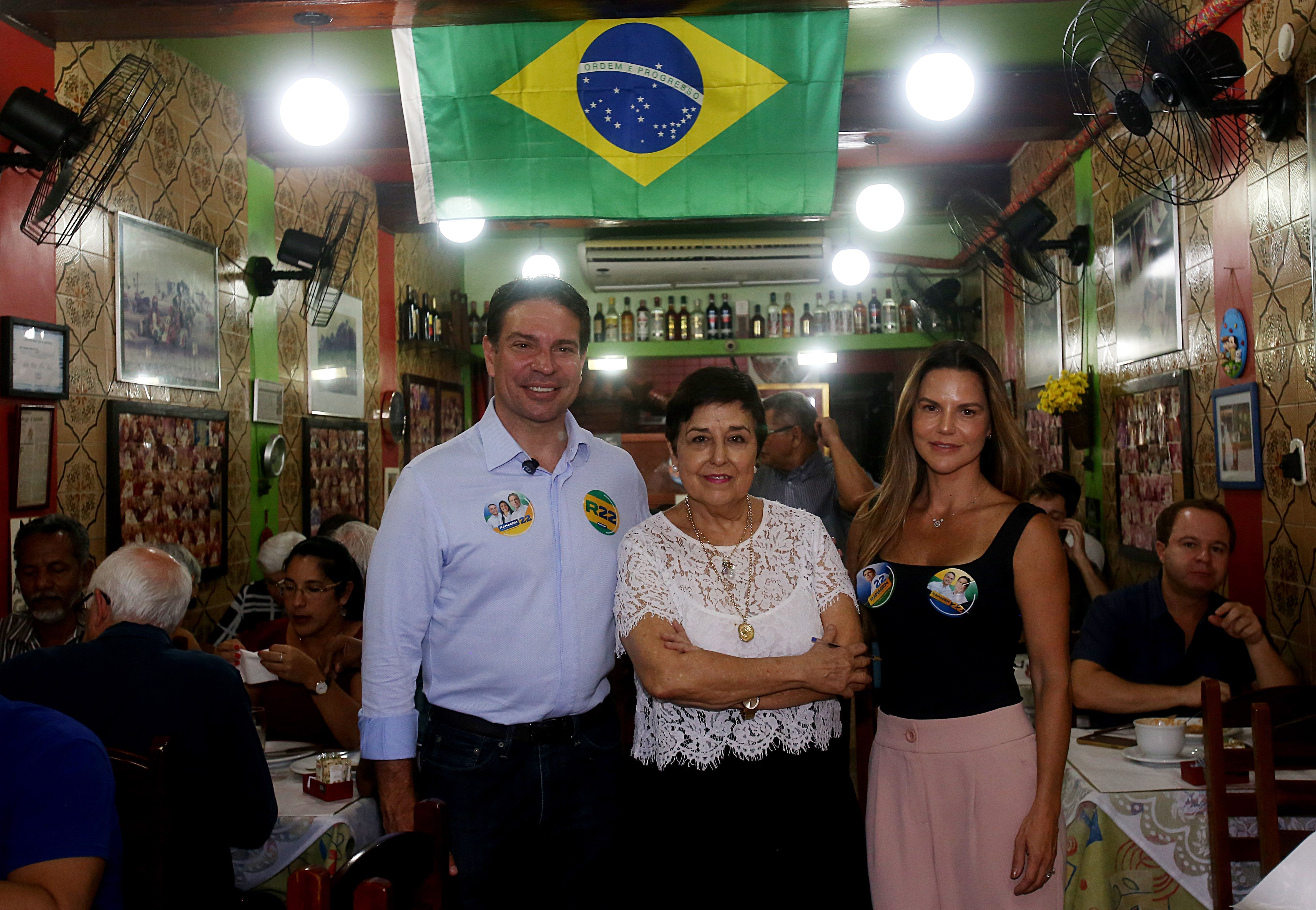 Alexandre Ramagem em campanha pelo Rio de Janeiro • Fábio Gonçalves/Divulgação