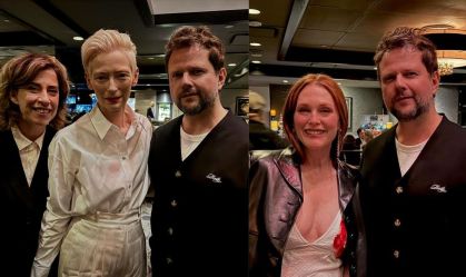 Selton Mello se reúne com Fernanda Torres, Tilda Swinton e Julianne Moore em Toronto