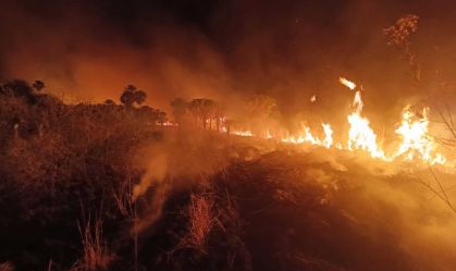 Incêndios na região da Chapada dos Veadeiros já destruíram o equivalente a 10 mil campos de futebol