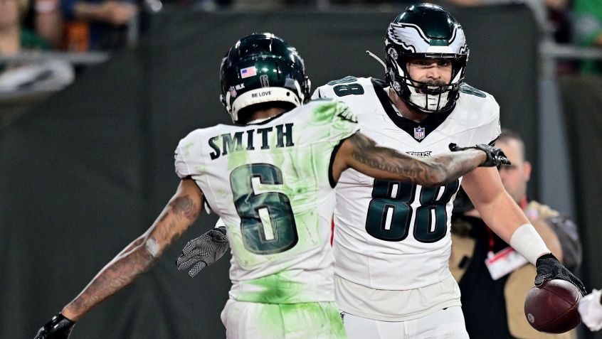 Recebedores dos Eagles serão essenciais na próxima temporada • Foto: Julio Aguilar/Getty Images
