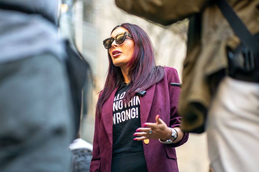 A ativista de ultradireita Laura Loomer • Foto de David Dee Delgado/Getty Images