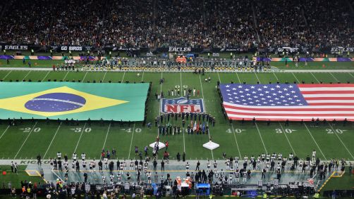 Partida de estreia da NFL no Brasil entre Packers e Eagles