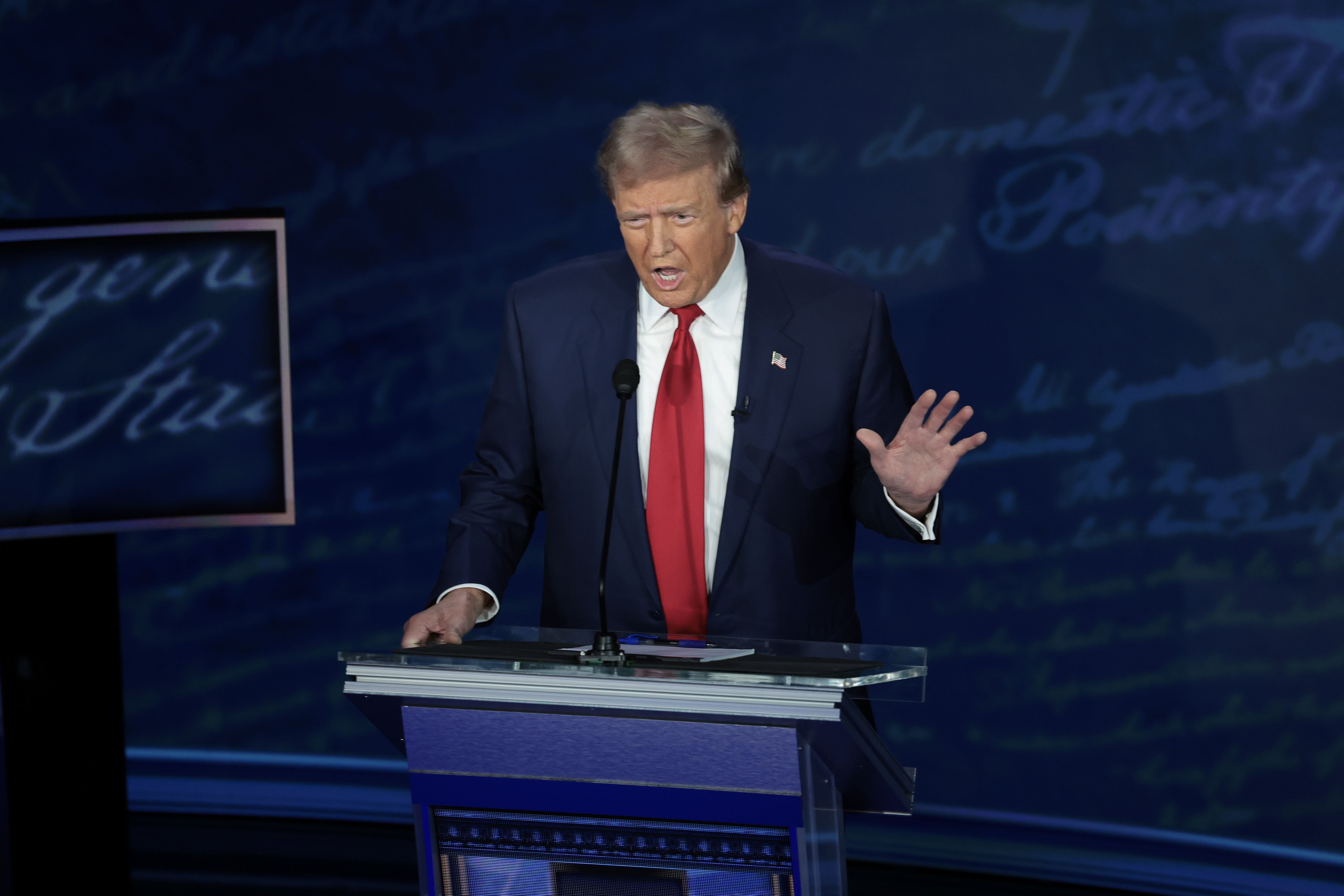 ABC News Hosts Presidential Debate Between Donald Trump And VP Kamala Harris At The National Constitution Center In Philadelphia