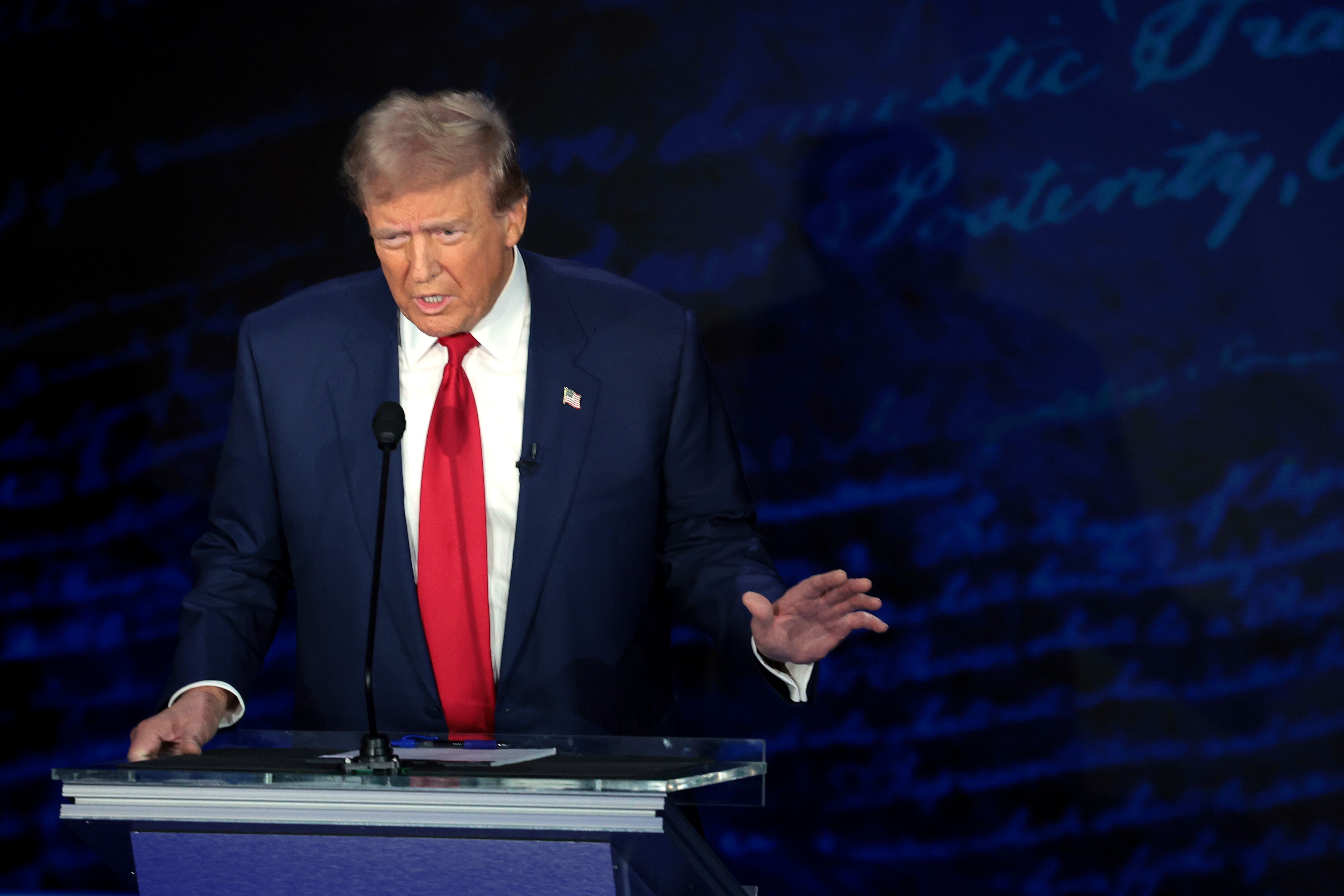 ABC News Hosts Presidential Debate Between Donald Trump And VP Kamala Harris At The National Constitution Center In Philadelphia