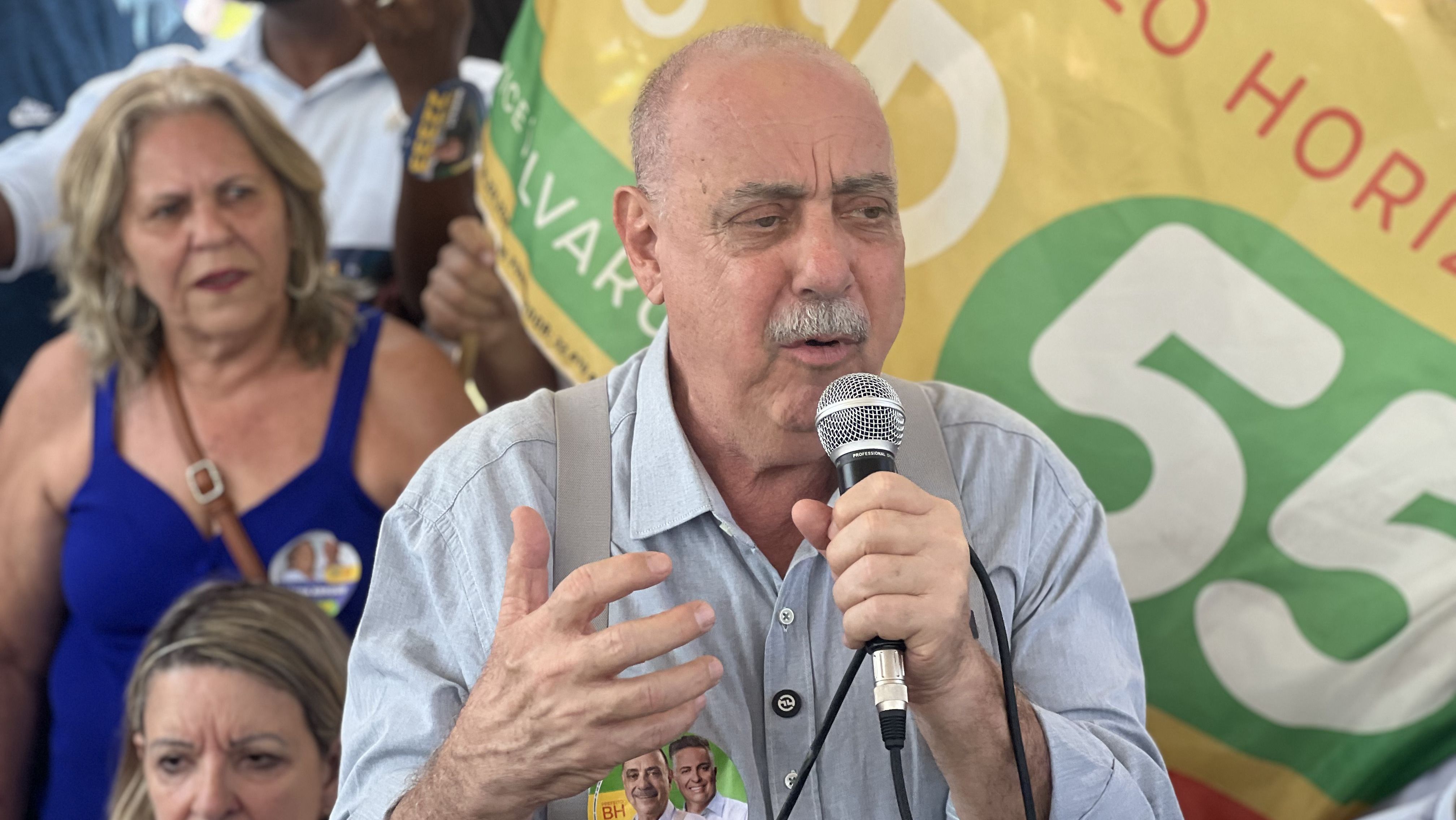 "Se Belo Horizonte é abençoada com um lugar como este aqui, é um absurdo que não tenha recebido investimentos", disse Fuad durante agenda com evangélicos • Divulgação