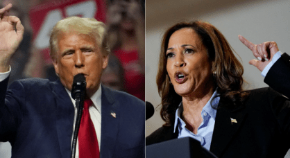 Trump e Kamala