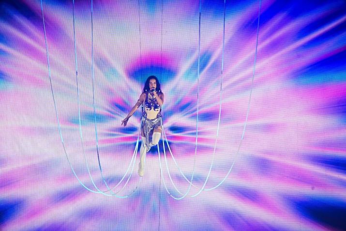 Katy Perry no Palco Mundo do Rock in Rio 2024 • Leo Franco/AgNews