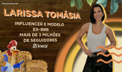 A Fazenda 16: dona de memes famosos, Larissa Tomásia é confirmada no reality
