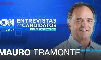 CNN recebe Mauro Tramonte nesta segunda (9) em série de entrevistas com candidatos a prefeito de BH