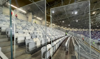 Cruzeiro x Libertad: sem torcedores, setor visitante do Mineirão fica vazio