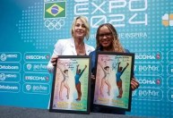 Nadia Comaneci exalta Rebeca Andrade durante COB Expo: "Ela é incrível"