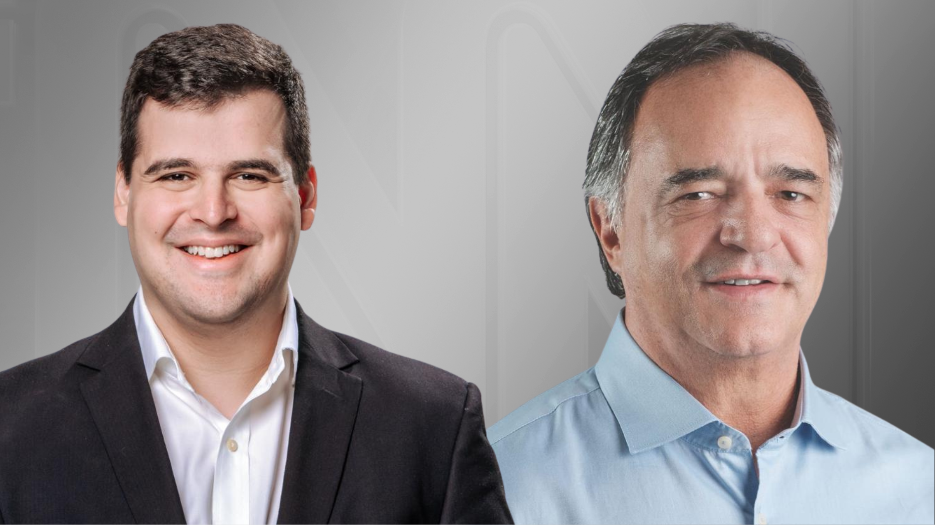Os candidatos Bruno Engler e Mauro Tramonte