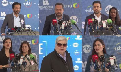 Eleição em São Paulo: saiba o que disseram os candidatos na chegada para o debate do SBT