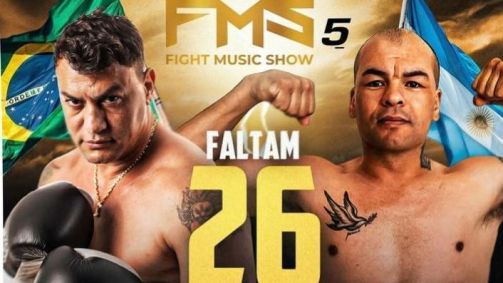 Popó vai encarar lutador argentino na 5ª edição do Fight Music Show