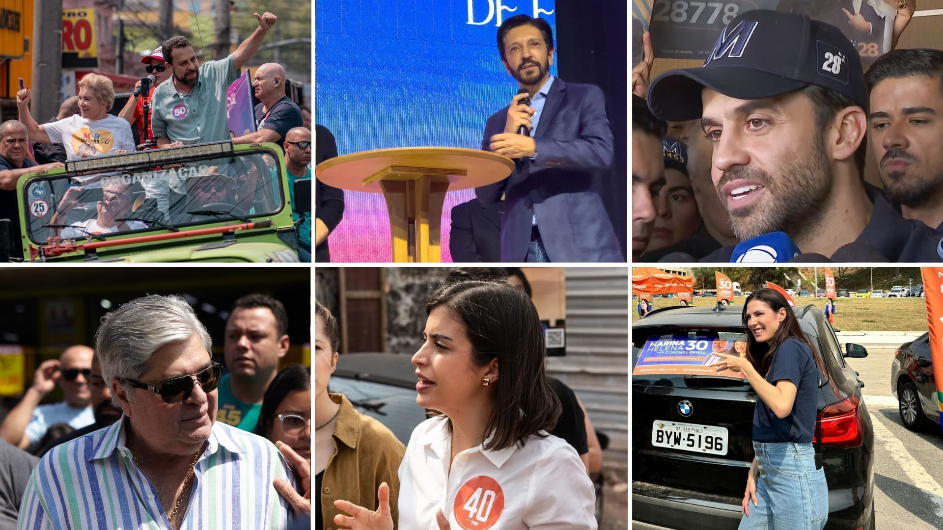 Candidatos à Prefeitura de São Paulo.