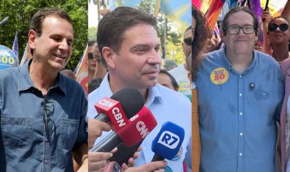 Debate em boteco, festa de ator: as agendas dos candidatos à Prefeitura do Rio nesta quinta (26)