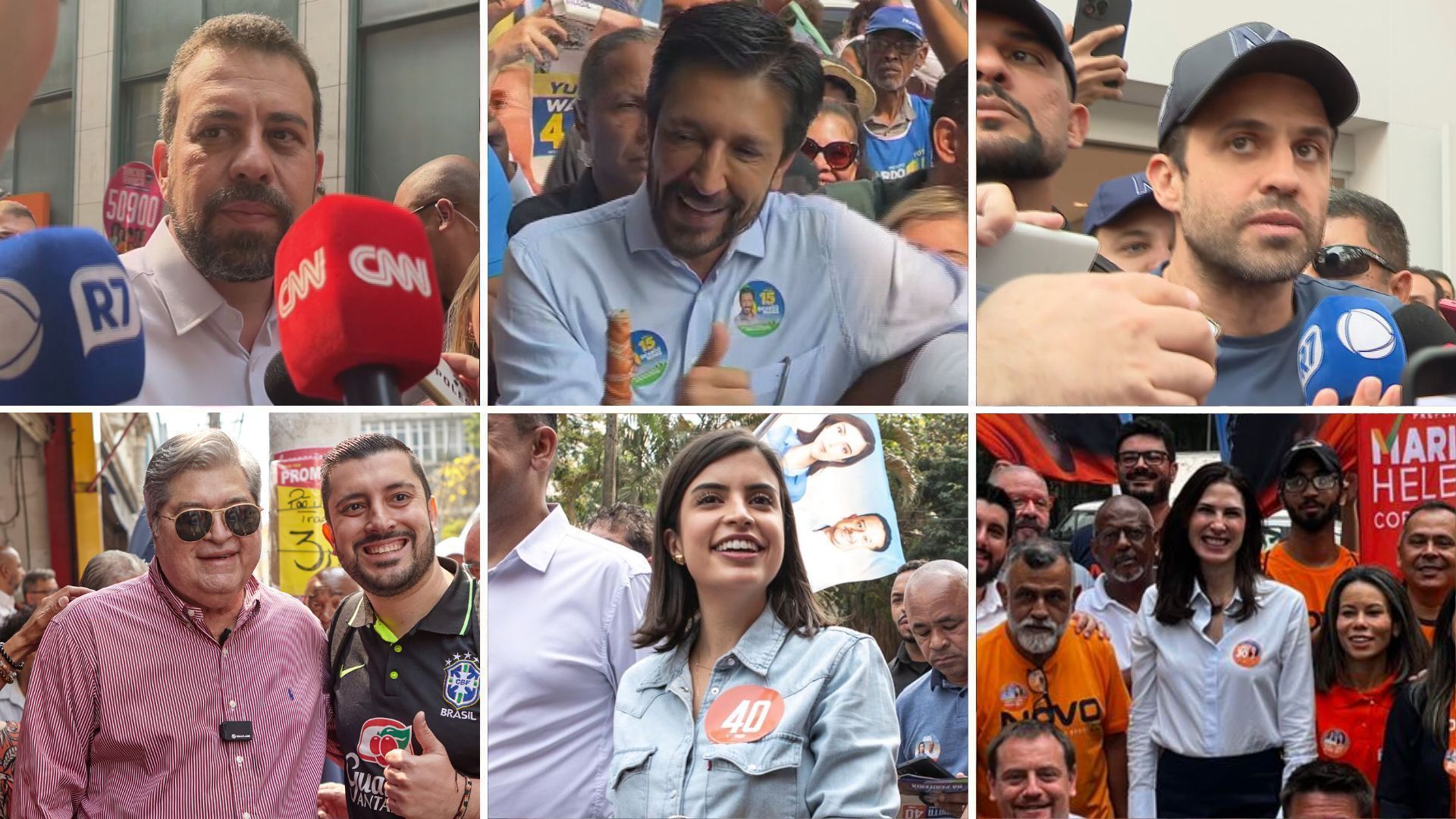Candidatos à Prefeitura de São Paulo.