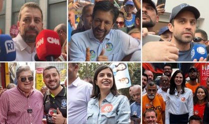 Bandeiraço, adesivaço: as agendas dos candidatos à Prefeitura de SP nesta segunda (9)