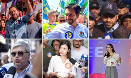 Candidatos à Prefeitura de São Paulo em campanha nesta quinta (12)