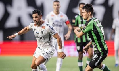 Santos vence América-MG com polêmica e persegue a liderança da Série B