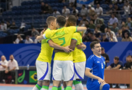 Brasil goleia Uzbequistão em amistoso antes da Copa do Mundo de Futsal