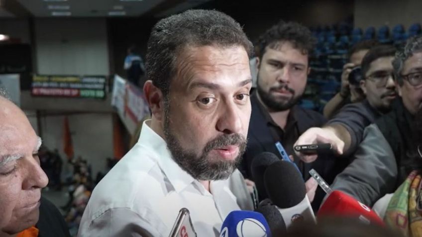 Guilherme Boulos (PSOL) em encontro com a Força Sindical nesta quarta (18) • Divulgação