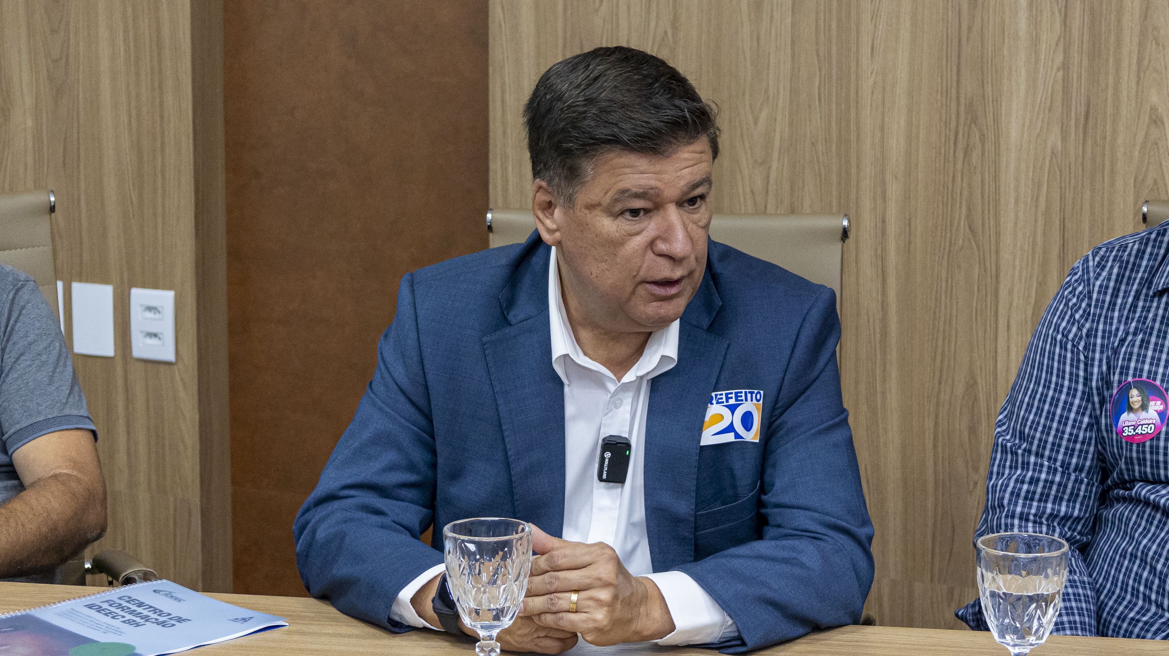Agenda de Viana com representantes do sindicato de motoristas de transporte ocorreu pela manhã • Divulgação