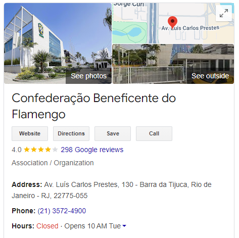 Torcedores revoltados mudam nome da CBF no google • Reprodução