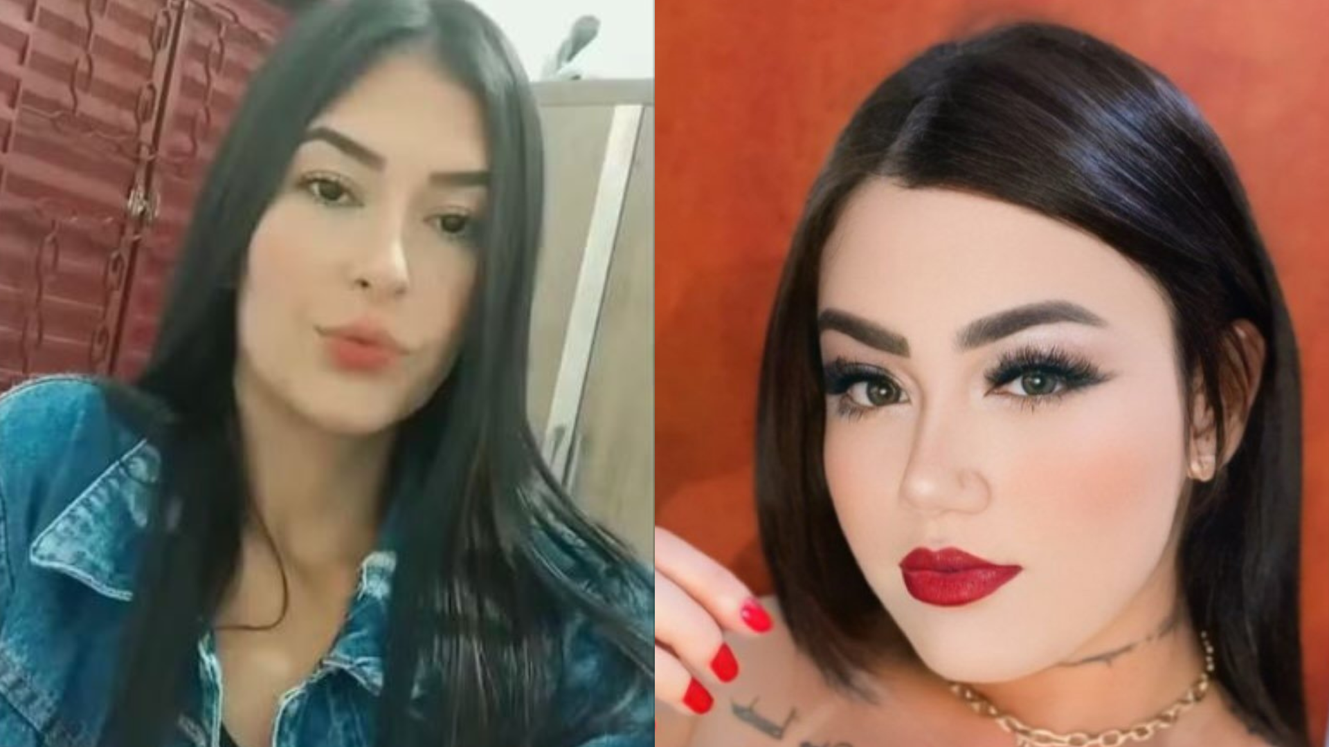Luana Meirelles (à esquerda) e Ana Julia, vítimas de feminicídio. • Reprodução/Redes sociais
