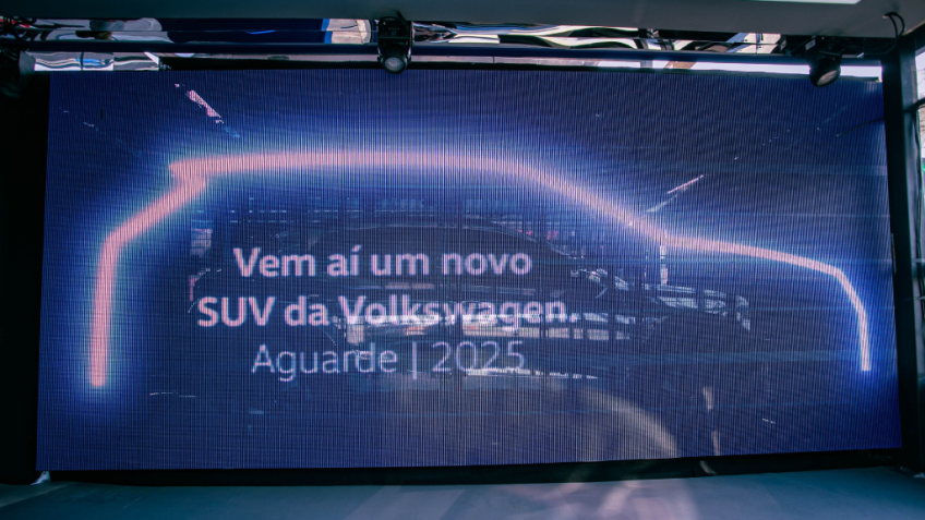 Novo SUV da Volks exibido em caixa secreta durante o Rock In Rio • Divulgação