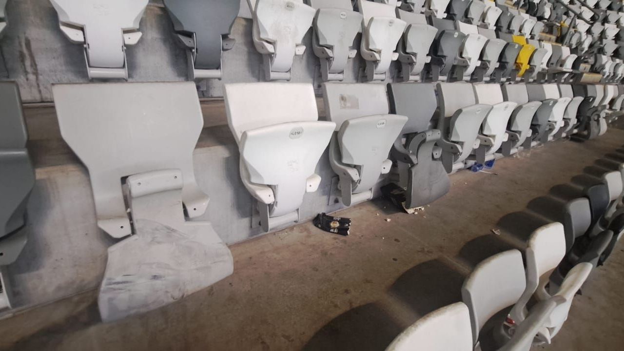 Estado da Arena MRV após depredação