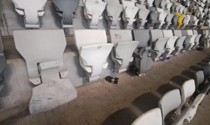 Estado da Arena MRV após depredação