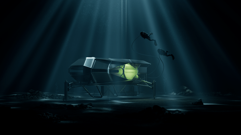 Simulação do Vanguard, habitat aquático precursor do Sentinel • DEEP