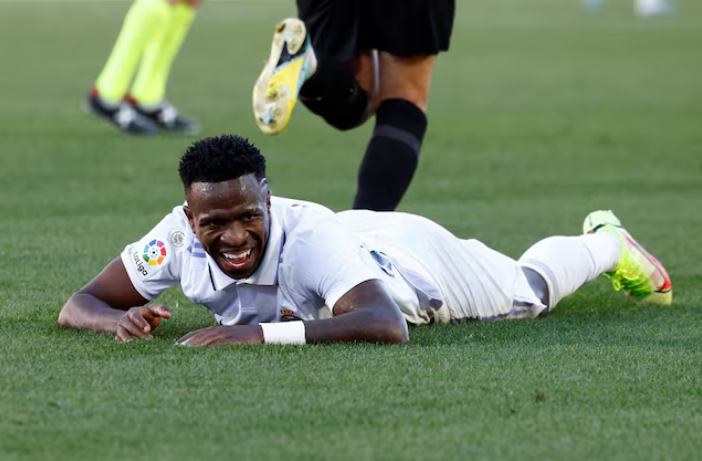 Vini Jr em jogo do Real Madrid contra o Mallorca
