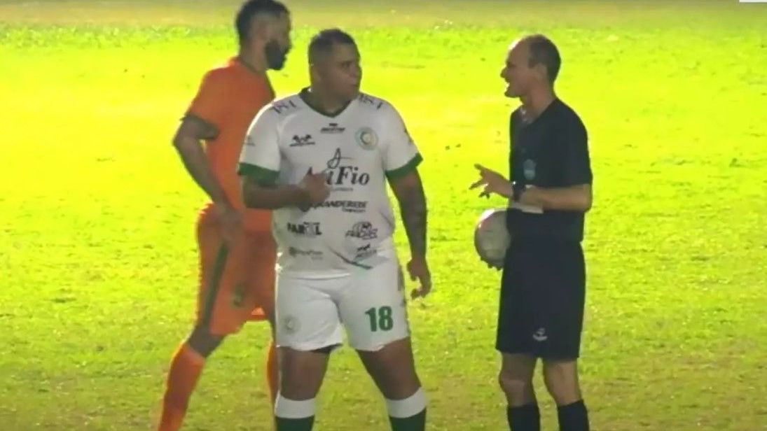Walter durante a decisão da Série B do Campeonato Rondoniense • Reprodução / ffer.com.br