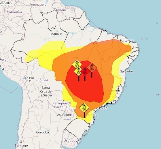 Crédito: Reprodução/Inmet